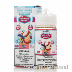 Vape Flavours FREEZE Sour Fruity Worms - Pod Juice - 100mL 6mg