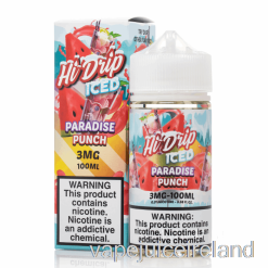 Vape Pod Kits ICED Paradise Punch - Hi-Drip E-Liquids - 100mL 0mg